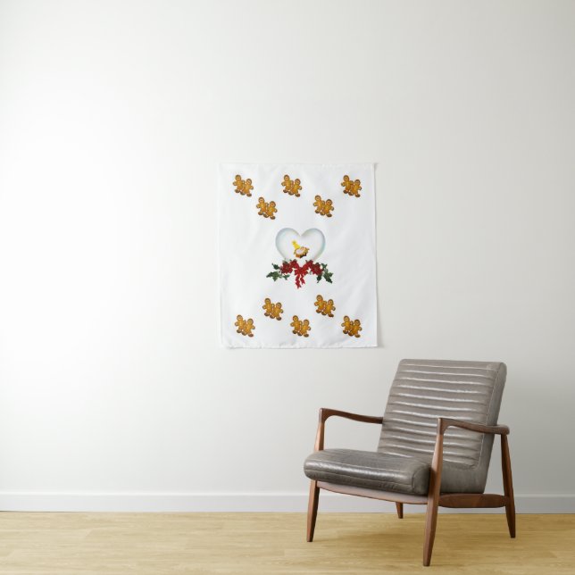 Tapestries Christmas Gingerbread Man Wandteppich (Beispiel)