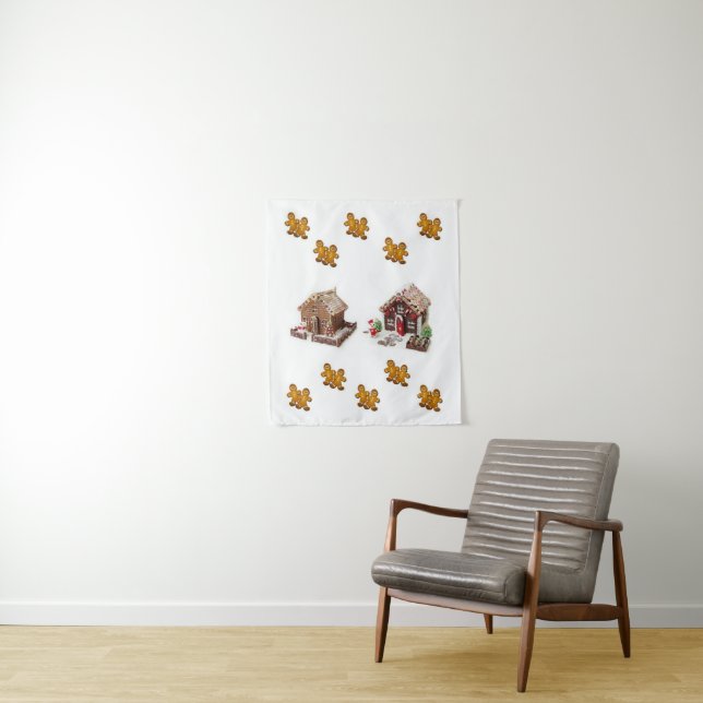 Tapestries Christmas Gingerbread Man Wandteppich (Beispiel)