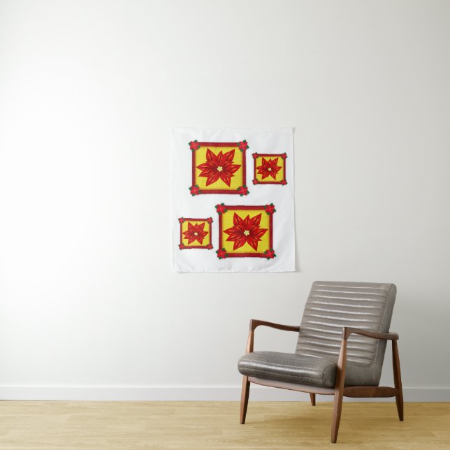 Tapestries Poinsettia Wandteppich (Beispiel)