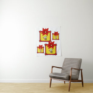 Tapestries Poinsettia Wandteppich