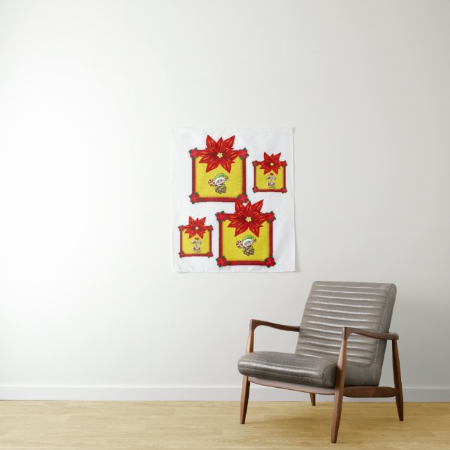 Tapestries Poinsettia Wandteppich (Beispiel)