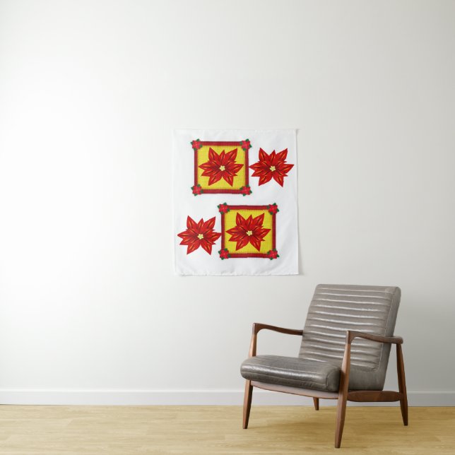 Tapestries Poinsettia Wandteppich (Beispiel)