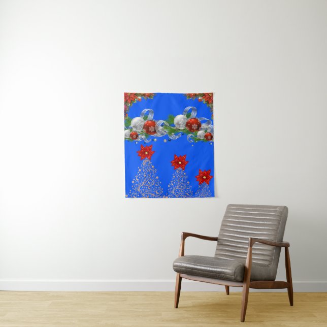 Tapestries Poinsettia Wandteppich (Beispiel)