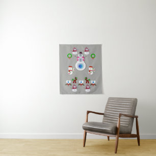 Tapestries Snowman Wandteppich