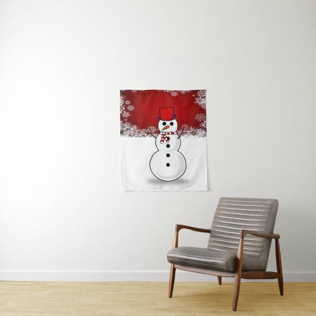 Tapestries Snowman Wandteppich (Beispiel)