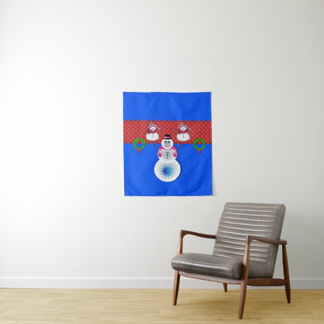 Tapestries Snowman Wandteppich (Beispiel)