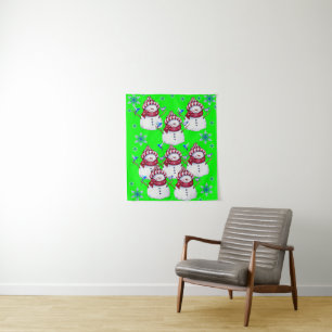 Tapestries Snowman Wandteppich