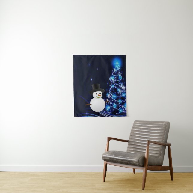 Tapestries Snowman Wandteppich (Beispiel)