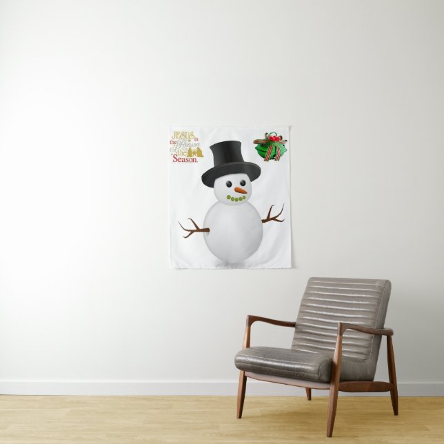 Tapestries Snowman Wandteppich (Beispiel)