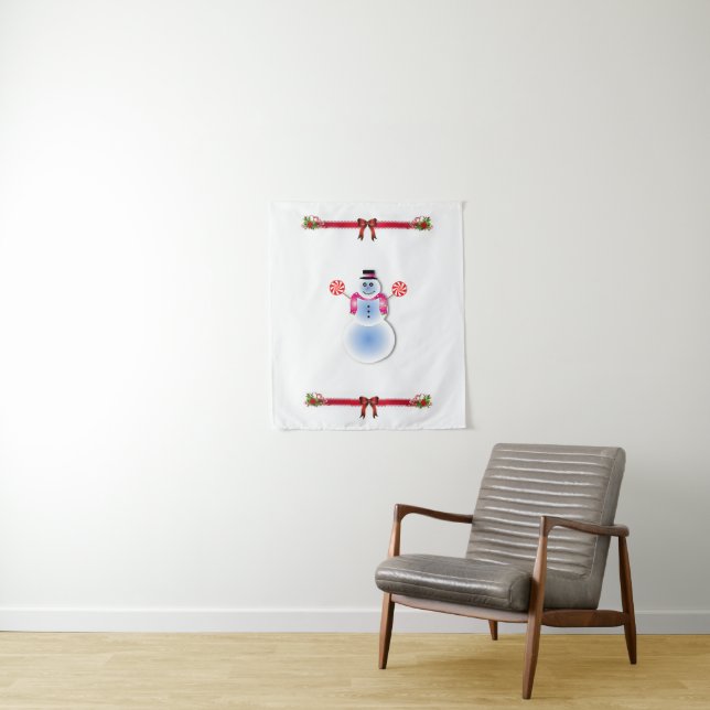 Tapestries Snowman Wandteppich (Beispiel)