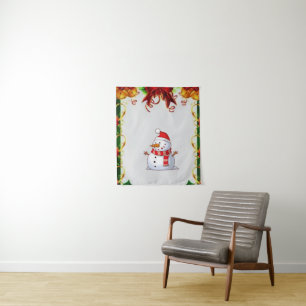 Tapestries Snowman Wandteppich