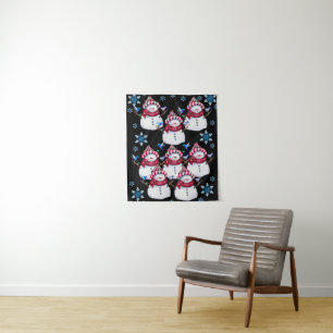 Tapestries Snowman Wandteppich
