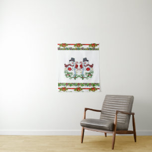 Tapestries Snowman Wandteppich