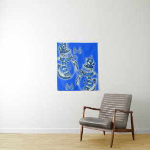 Tapestries Snowman Wandteppich