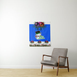 Tapestries Snowman Wandteppich