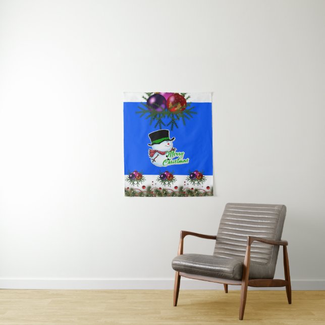 Tapestries Snowman Wandteppich (Beispiel)