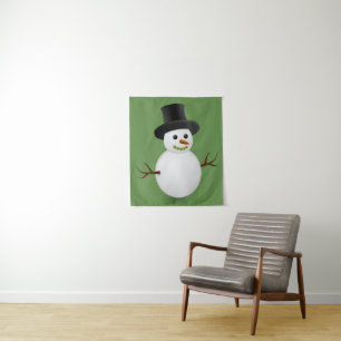 Tapestries Snowman Wandteppich