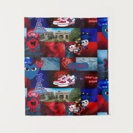 Tapestry der amerikanischen Universität Wandteppich