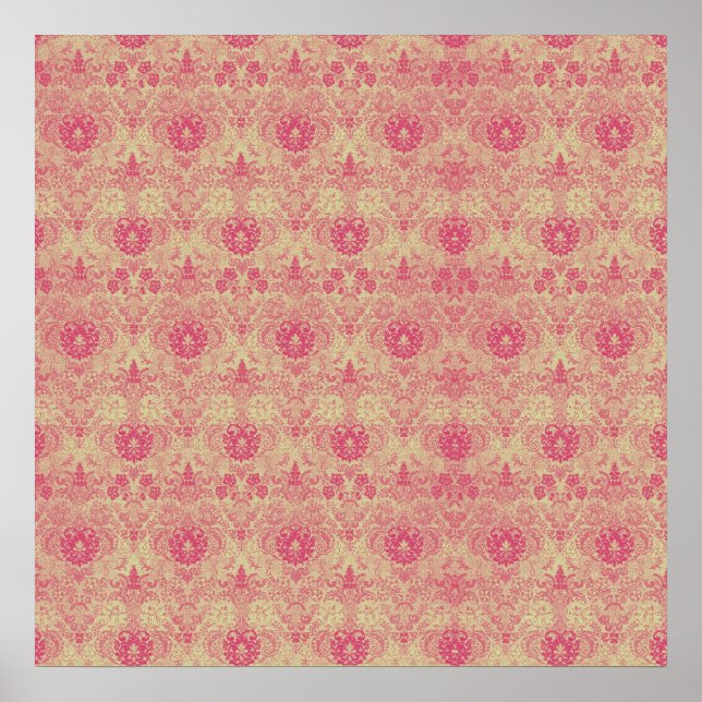 Tapestry ~ Geschenkpapier 24x24 Poster (Vorne)