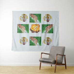 Tapestry : Königreich der Wildtiere Wandteppich