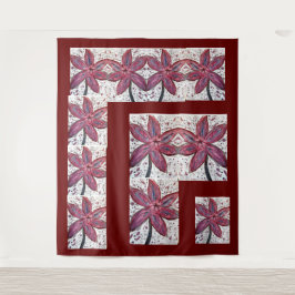 Tapestry Lilium orientalis Wandteppich