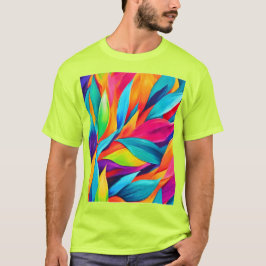 Tapestry-Malerei aus tropischem Leaf T-Shirt