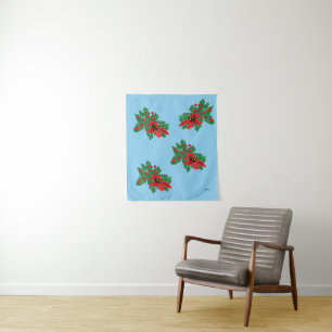 Tapestry: Poinsettia Wandteppich