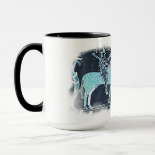 Tapestry Scene - The Bayeux Tapestry Tasse