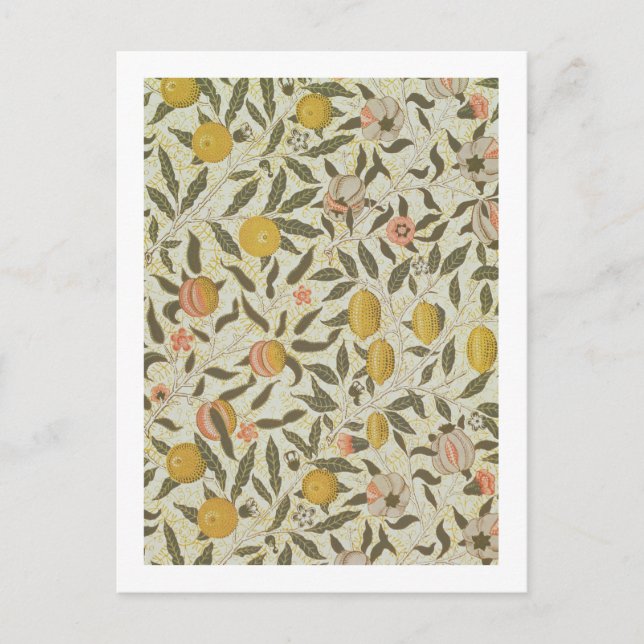 Tapete aus Früchten oder Granatapfel Postkarte (Vorderseite)