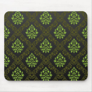 Tapete Blumen Grün Mousepad