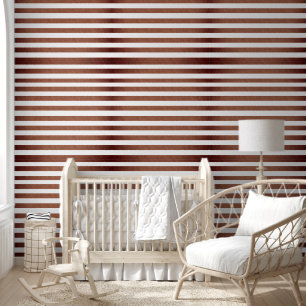 Tapete Brown & White Strip