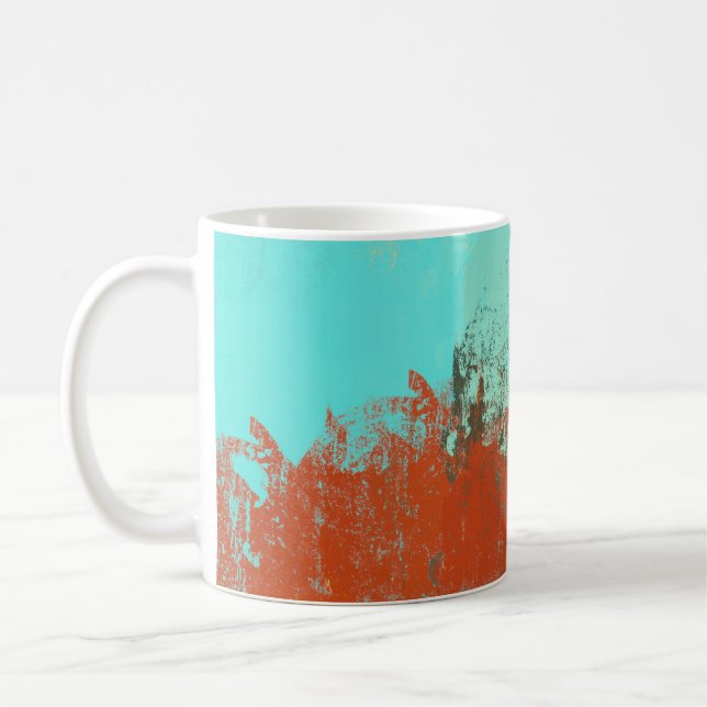 Tapete. Digitale Leinwand Abbildung. T Kaffeetasse (Links)