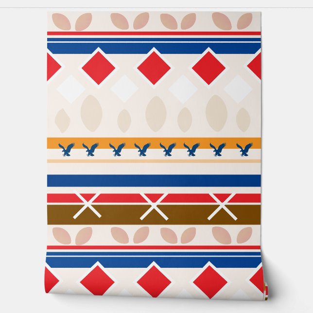 Tapete - Farbdesign Tipi (Abrollen)