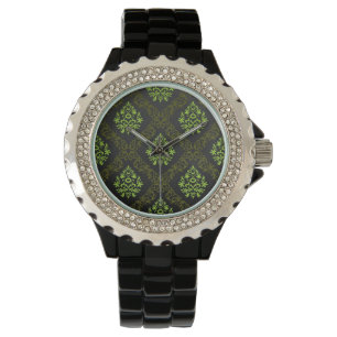 Tapete Floral Green Armbanduhr