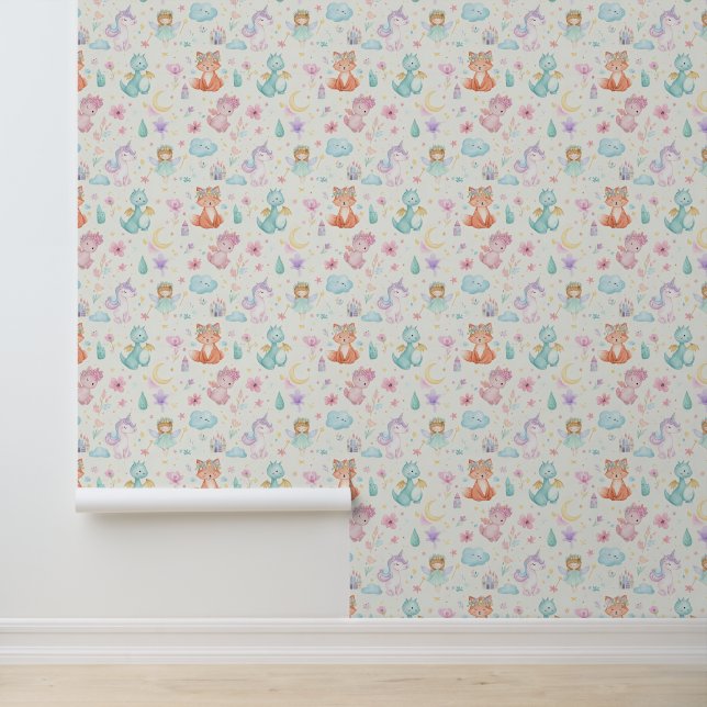 Tapete für Kinderzimmer, Mädchenzimmer (Anwendung)