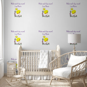 Tapete Happy Yellow Chicks Floral