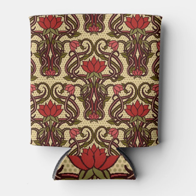 Tapete im Jugendstil. Dosenkühler (Vorderseite)