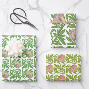 Tapete im Jugendstil Geschenkpapier Set