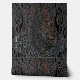 Tapete - Lakritz-Wirbel & zerknitterte Nacht