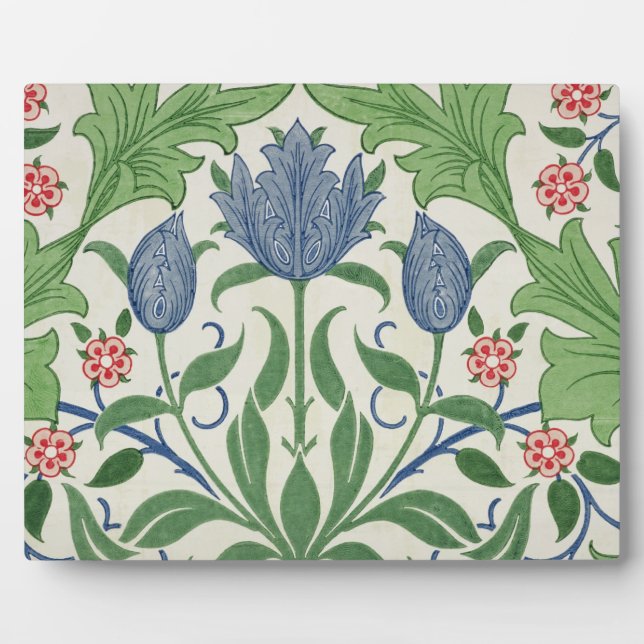 Tapete mit Blumenmuster Fotoplatte (Vorderseite)