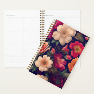 Tapete mit Blumenmuster Planer