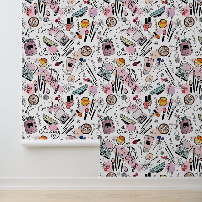 Tapete mit einem modernen Muster. (Anwendung)