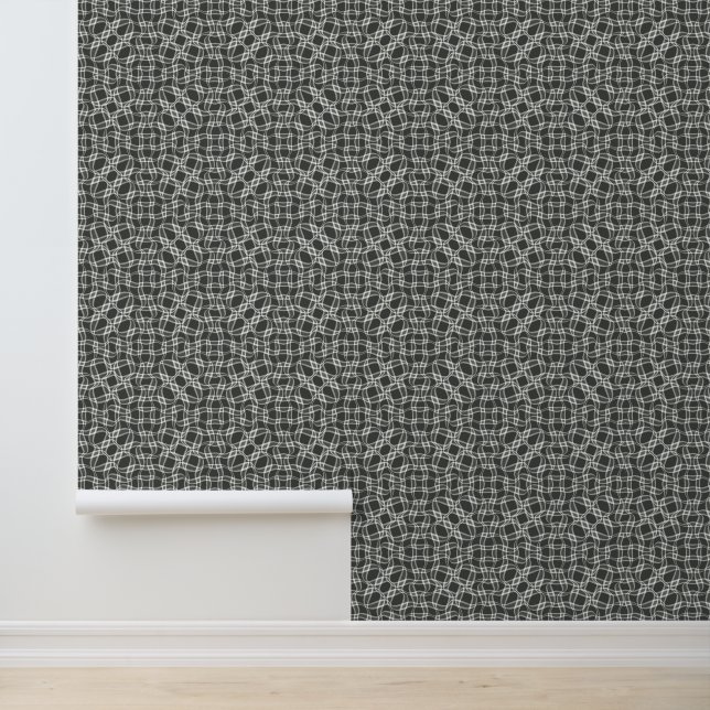 Tapete mit welligen Linien (Anwendung)