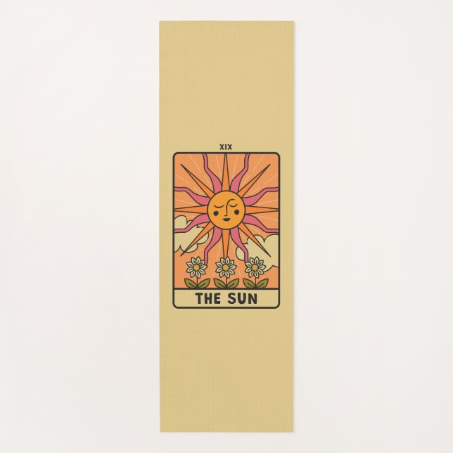 Tapete Yoga - The Sun Yogamatte (Vorderseite)