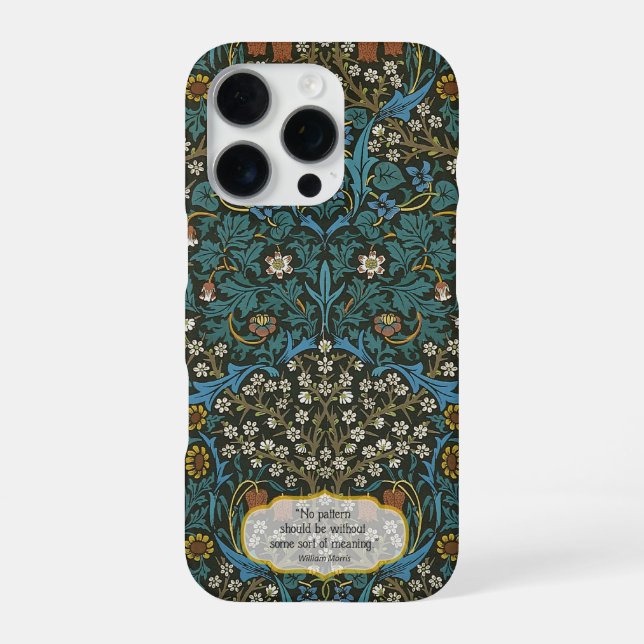 Tapetenblatt - William Morris iPhone Hülle (Rückseite)