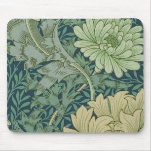 Tapetenmusterprobe mit Chrysantheme Mousepad