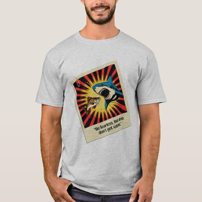 tapfer, aber realistisch T-Shirt (Vorderseite)