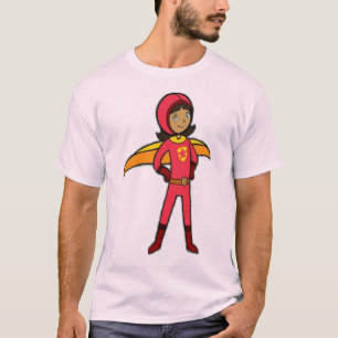 Tapfere Mädchen-Power-Anzug Design für Alle T-Shirt
