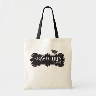 Tapfere Mädchen schwarz u. weiße Tasche