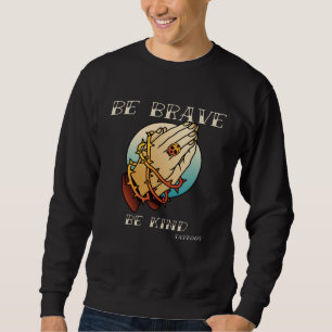 Tapfere Tätowierungen im Vintage-Stil Sweatshirt